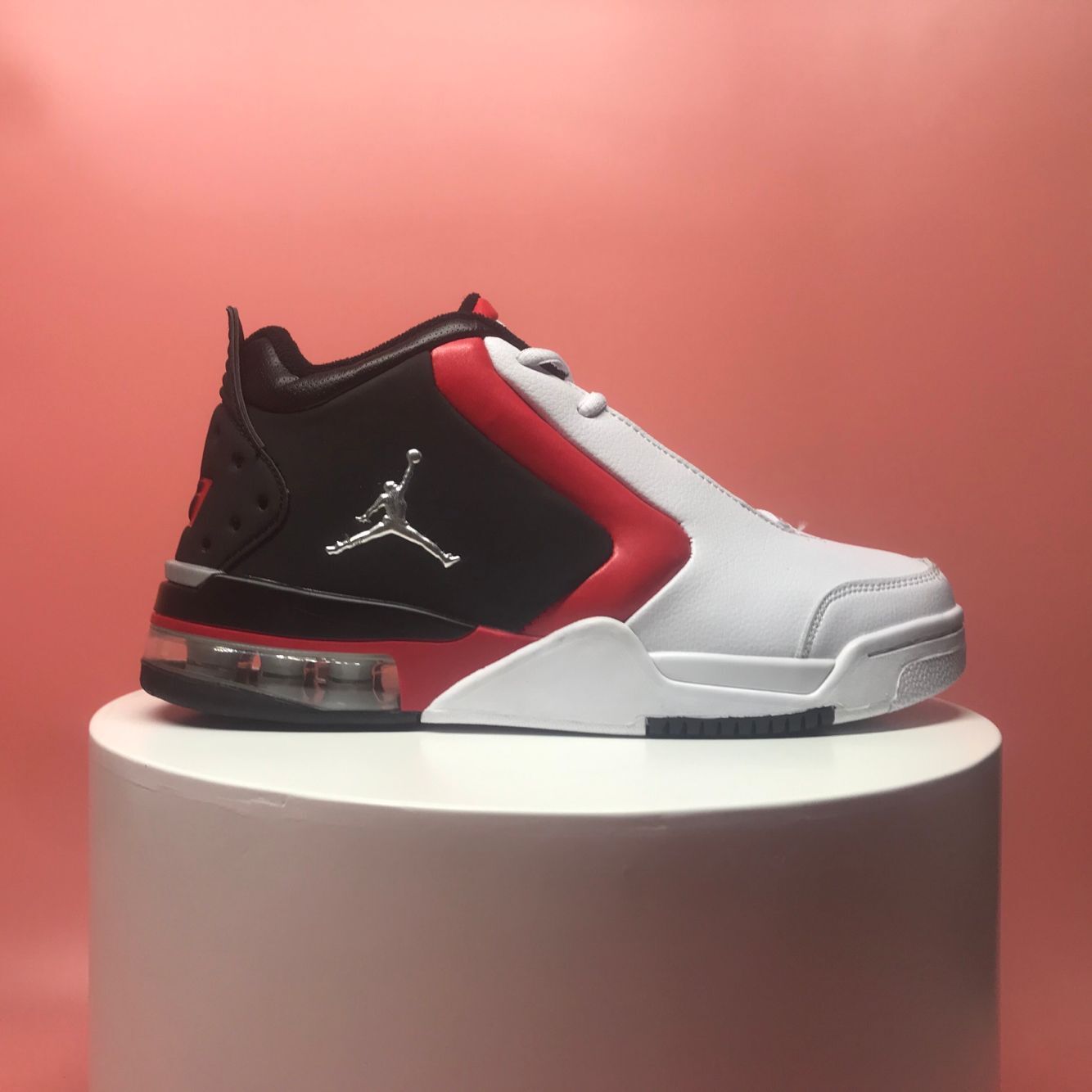 Air Jordan Big Fun White Black Red Shoes